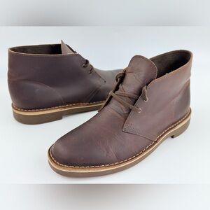 Clarks Men's Brown Leather Chukka Boots